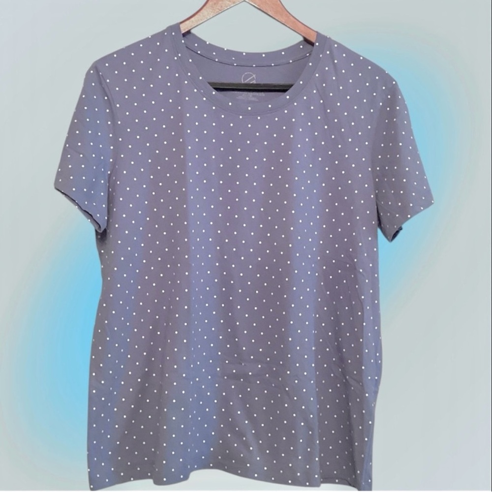 ECOTHREADS~ Dressy T-Shirt-Size XL~Light Blue~Fitted